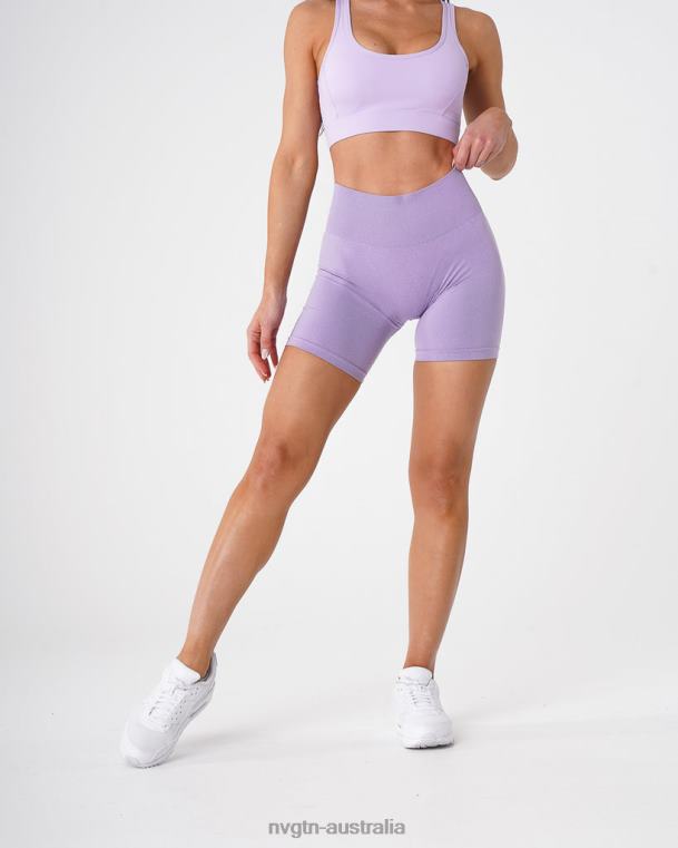 Women Pro Seamless Shorts 04060367 Lilac Fitness NVGTN