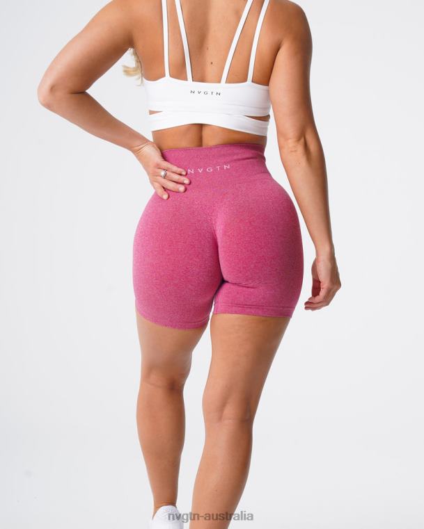 Women Pro Seamless Shorts 04060383 Crimson Fitness NVGTN