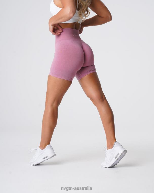 Women Pro Seamless Shorts 04060384 Pastel Pink Fitness NVGTN