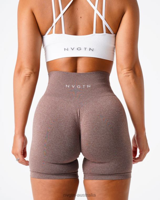 Women Pro Seamless Shorts 04060388 Cocoa Fitness NVGTN