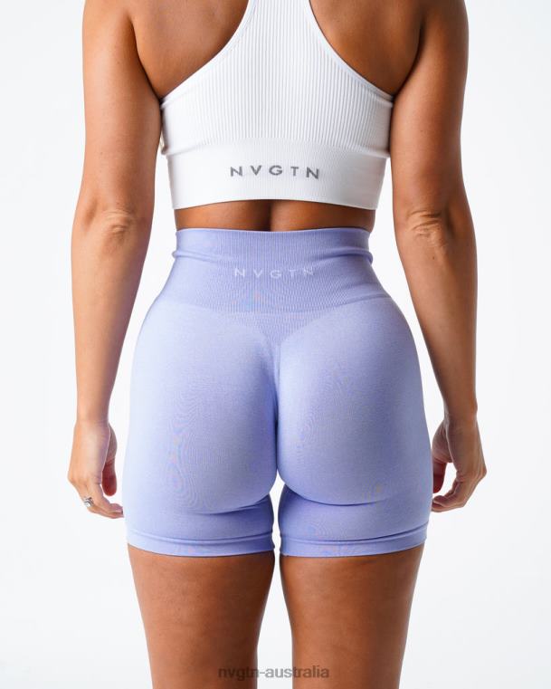 Women Pro Seamless Shorts 04060391 Periwinkle Fitness NVGTN