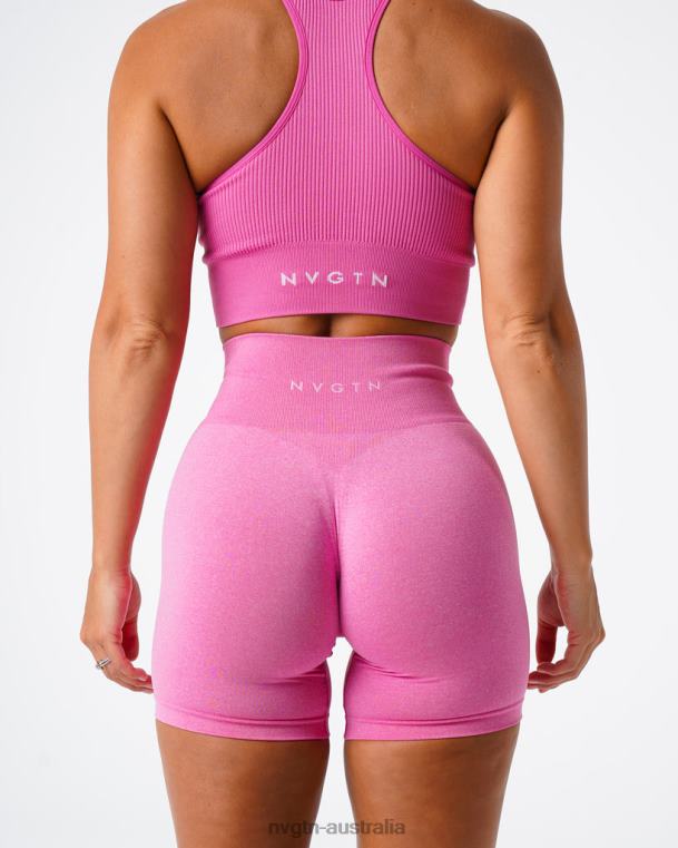 Women Pro Seamless Shorts 04060392 Bubble Gum Pink Fitness NVGTN