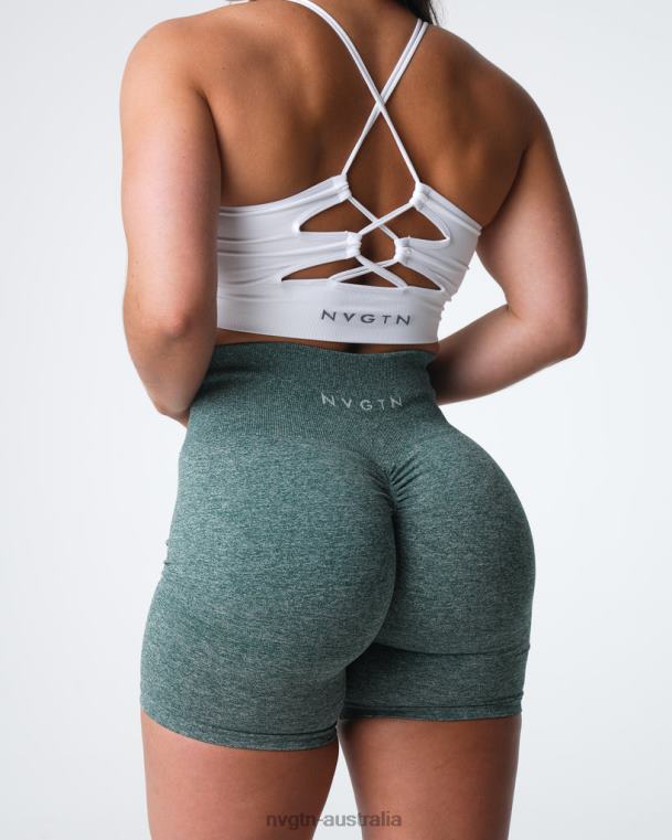 Women Scrunch Seamless Shorts 04060398 Forest Green Fitness NVGTN