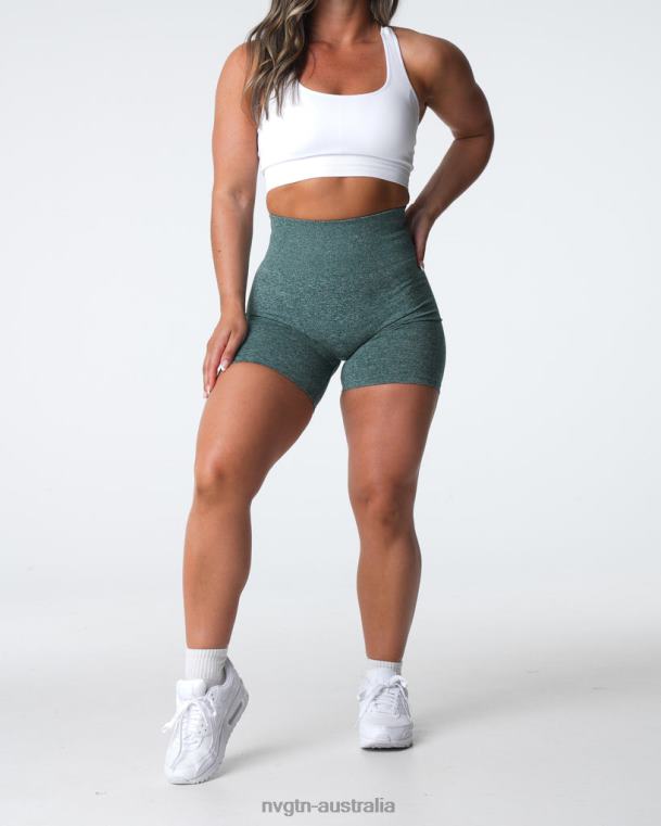 Women Scrunch Seamless Shorts 04060398 Forest Green Fitness NVGTN