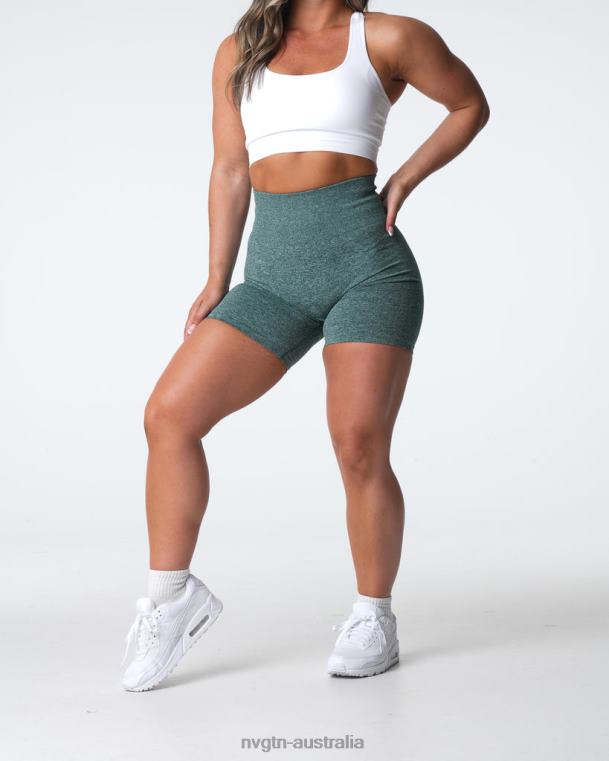 Women Scrunch Seamless Shorts 04060398 Forest Green Fitness NVGTN