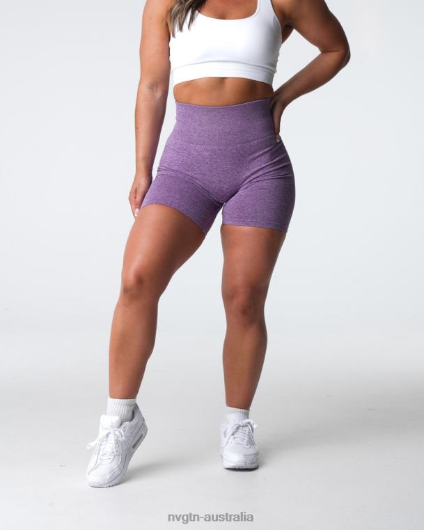 Women Scrunch Seamless Shorts 04060403 Violet Fitness NVGTN