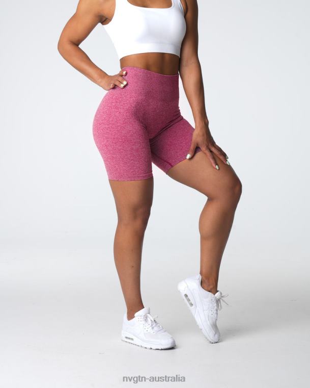 Women Scrunch Seamless Shorts 04060404 Crimson Fitness NVGTN