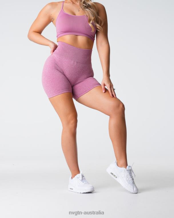 Women Scrunch Seamless Shorts 04060415 Pastel Pink Fitness NVGTN