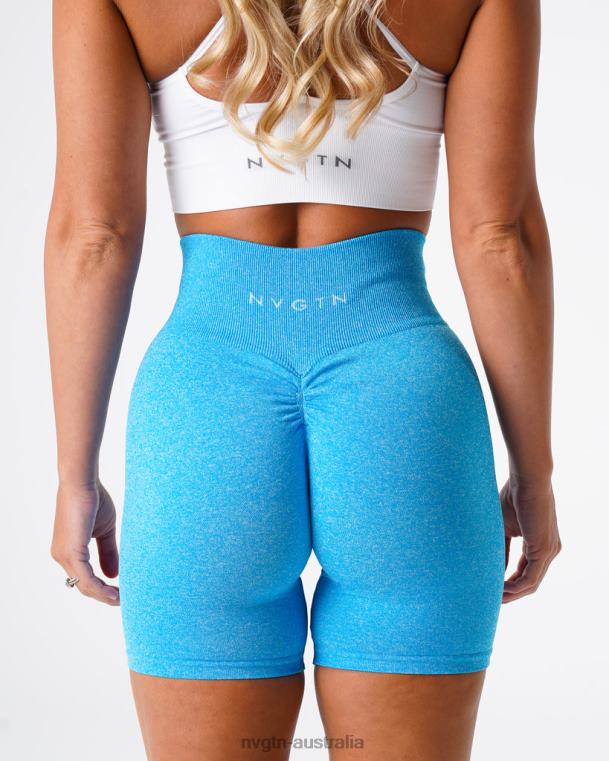 Women Scrunch Seamless Shorts 04060423 Caribbean Fitness NVGTN