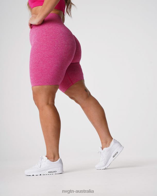 Women Scrunch Seamless Shorts 04060427 Fuchsia Fitness NVGTN