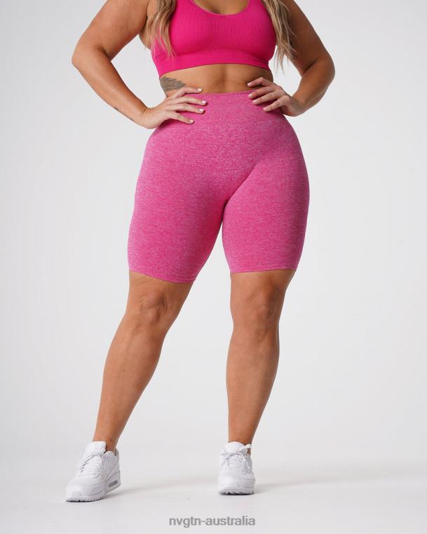 Women Scrunch Seamless Shorts 04060427 Fuchsia Fitness NVGTN