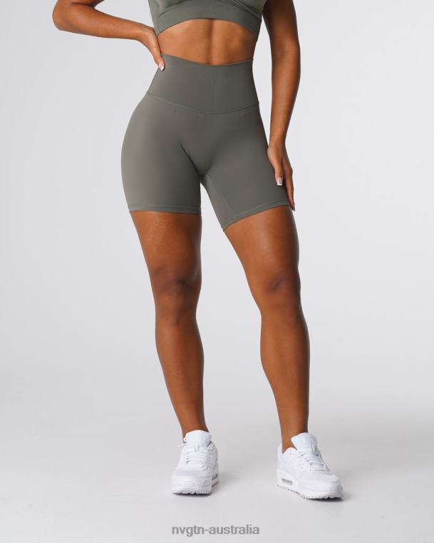 Women Signature 2.0 Shorts 04060458 Khaki Green Fitness NVGTN