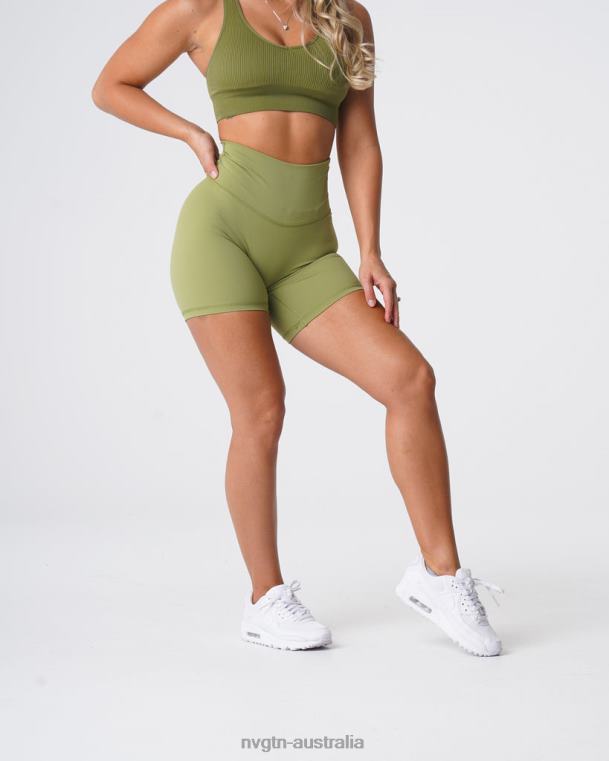 Women Signature 2.0 Shorts 04060465 Olive Fitness NVGTN