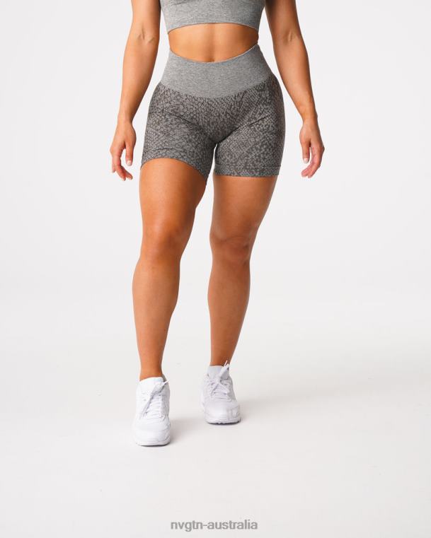 Women Snakeskin Seamless Shorts 04060474 Khaki Green Fitness NVGTN