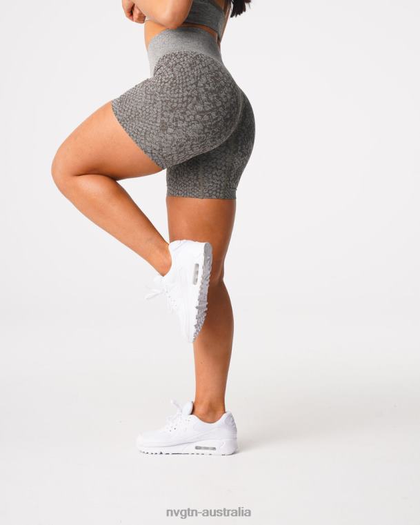 Women Snakeskin Seamless Shorts 04060474 Khaki Green Fitness NVGTN