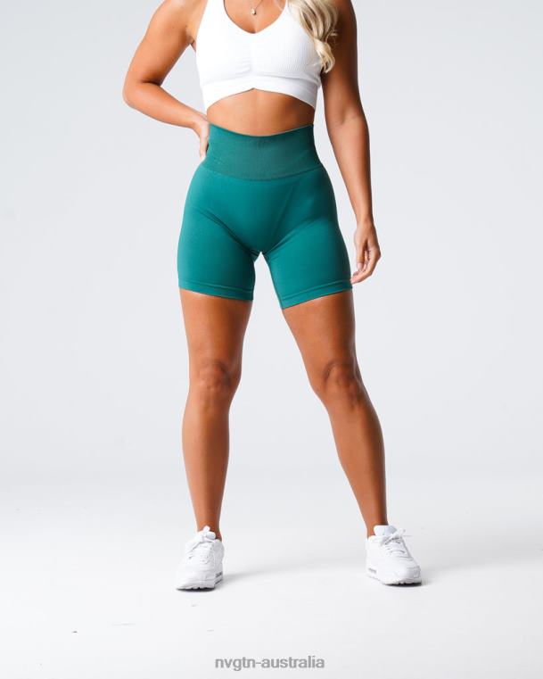Women Solid Seamless Shorts 04060461 Emerald Fitness NVGTN