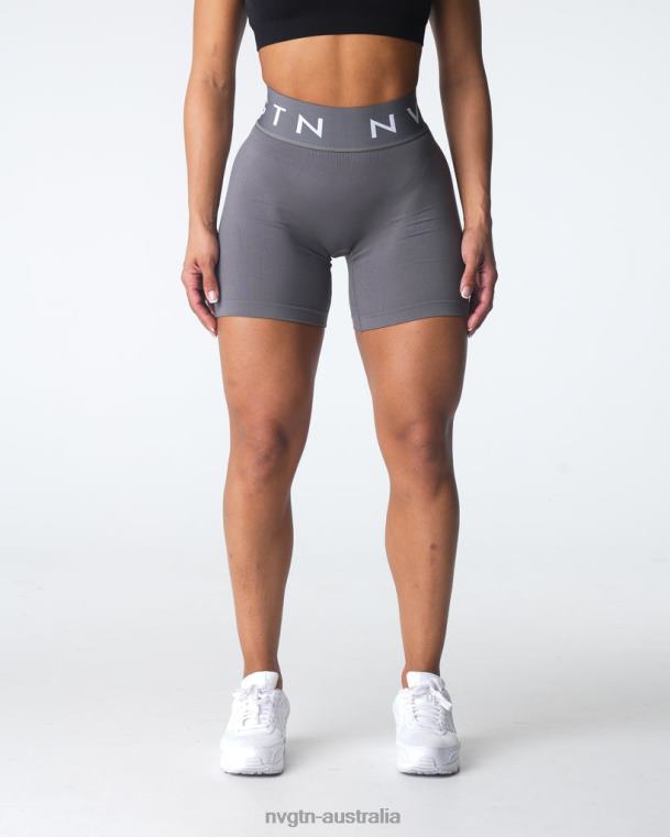 Women Sport Seamless Shorts 04060431 Charcoal Fitness NVGTN