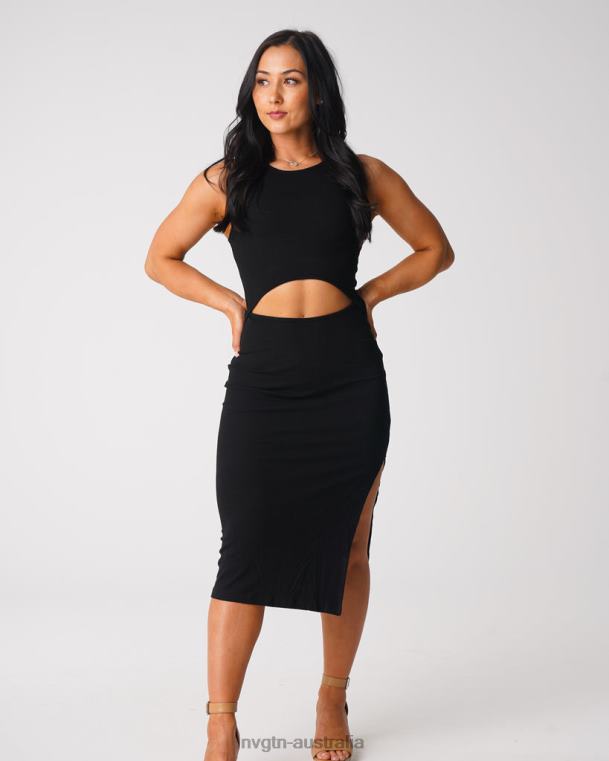 Women Lost In Paradise Maxi Dress 04060718 Black Lifestyle NVGTN