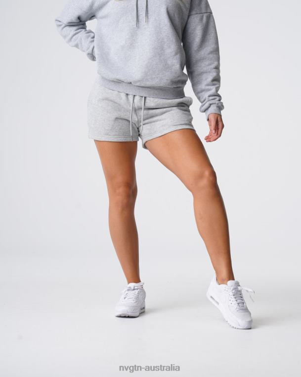 Women Essential Lounge Shorts 04060739 Grey Lifestyle NVGTN
