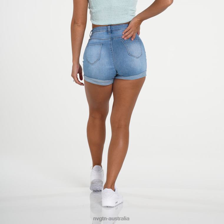 Women NavishapeJean Shorts 04060747 Light Wash Lifestyle NVGTN